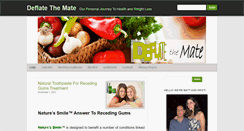 Desktop Screenshot of deflatethemate.com